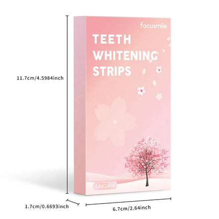 Factory OEM Cherry Blossom PAP Advanced Teeth Whitening Strips for Home Dental Care