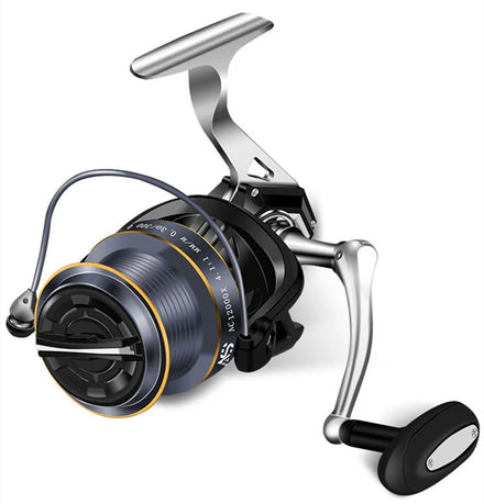 Metal Fishing Reels Saltwater AC Inclined Spool Spinning Fishing Reel Max Drag 13kg 5.1:1 Fishing Wheel