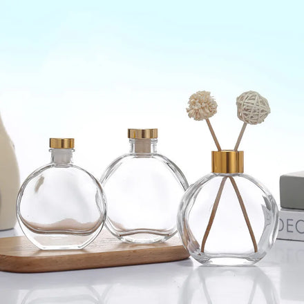50ml 100ml 150ml 200ml 250ml Fragrance Aroma Diffuser Bottle air Freshener Perfume Glass Bottles with Stopper