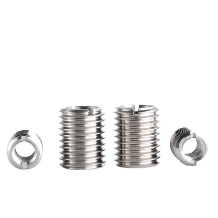 Self Tapping Threading Insert Wooden Furniture Hollow Screw Sleeve M8 Internal Thread M10 External Thread