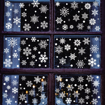 Movable PVC Vinyl Merry Christmas Window Glass Sticker UV Printed for Decorations