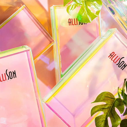Custom Logo Acrylic Lash Pallet With Cover Eyelash Lash Tile Tray Eyelashes Extensions Tool Hot Selling Eyelash Pallet