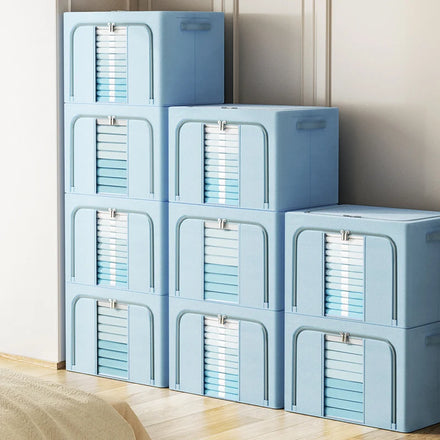 2023 New Polyester Collapsible Waterproof Household Clothing Storage Bin Rectangle Storage Boxes