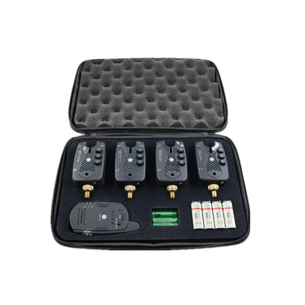JZH-RF998A 4+1 Two-way Anti-theft Wireless Carp Fishing Bite Alarm