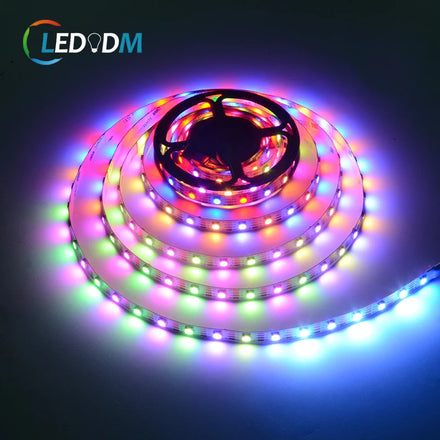 Custom Addressable Led Tape Light WS2813 Internal IC Smd5050 60leds/m RGB Luces LED Smart Strip Light Rgb Magic Light