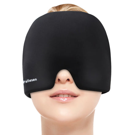 Medical Migraine Relief Cap Headache Hat Ice Pack Mask Cold Compress Cooling Gel Head Wrap Tension Hangover Puffy Eyes