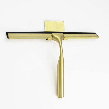 Wholesale Custom Manufacturer's Stainless Steel Glass Window Wiper Handheld Gold Soft Profile Metal Squeegee for Household