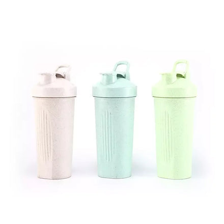 20oz/600ml Eco-friendly Durable Portable Direct Drinking Protein for Shaker Bottle Hand Grip for Workout Camping Gym Custom