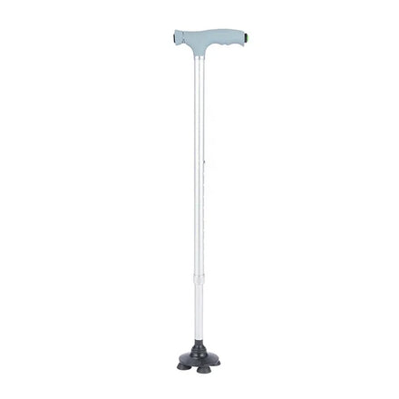 Factory Supply Tripod Cane Aluminum Alloy Walking Stick for Elderly