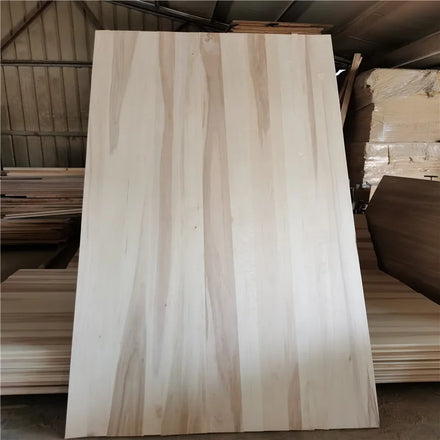 Factory Wholesale 1220*2440mm Poplar Wood Poplar Solid Wood Panel for Furniture Decoration