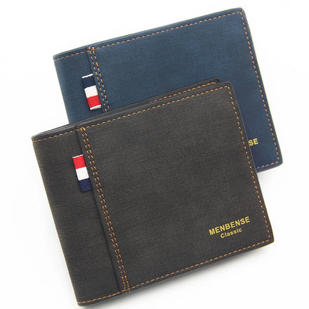 Chinese Factory Directly Sell Custom Excellent Quality Men Leather Purse Short Purse Men's Wallet