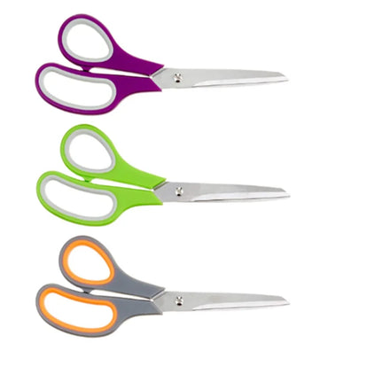 Charmkey Industrial Plastic Handle Tailor's Scissors Stainless Steel Scissors Paper Fabric Big Heavy Duty Scissors