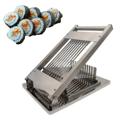 Stainless Steel Manual Sushi Roll Cutter Sushi Maker Machine Sushi Cutting Tool