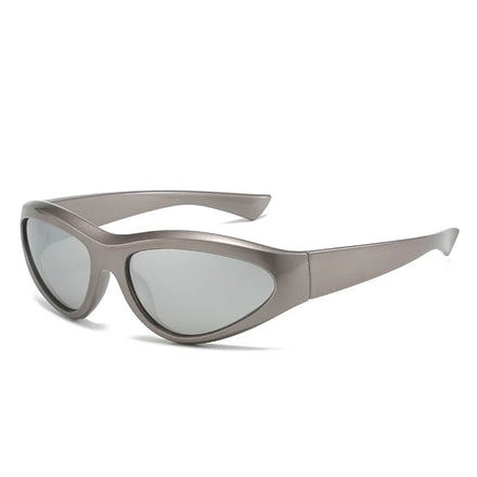 STY20925G New Futuristic Outdoor Sports Glasses Steampunk Y2K Sunglasses Mirror Lens Women Fashion Riding Sun Glasses Men