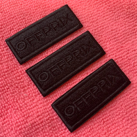 Newest Design 3D Embossed Iron on Embroidery PatchPromotional Embroidery Caps Badge