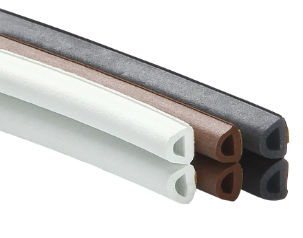 Custom Epdm Rubber Weather Stripping Wooden Door Bottom Self-adhesive Sealing Strip for Doors and Window Foam Seal