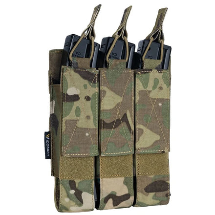 IDOGEAR Triple Mag Pouches Molle Open Top Kriss Mag Pouch Tactical Magazine Pouch