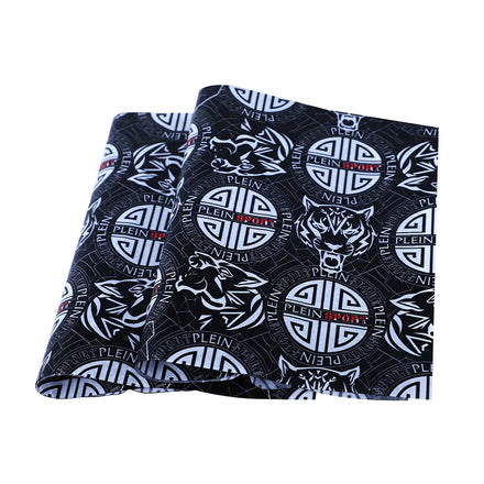 White LOGO Printed Black Paper Quality Custom Made Tissue Paper Packaging for Bulk Clothing Wrapping Paper
