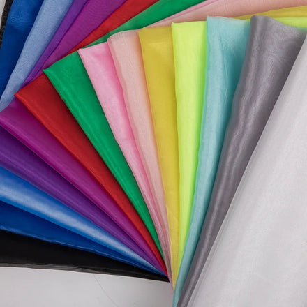 Factory Wholesale Best Price Polyester Shiny Glaze Organza Fabric for Dress