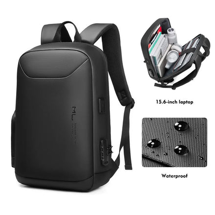 Factory New Wholesale Business Usb Men Custom logo Mochila Waterproof School Bags Anti Theft Laptop Backpack