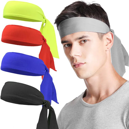 Wholesale Unsex Multi Colors Sporty Headbands Comfortable Polyester+Spandex Fabric Hair Cool Custom Logo One Size Fits All Daily