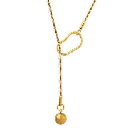 Fashion Necklace Autumn and Winter Long Sweater Chain Girl Boyfriend Simple Jewelry