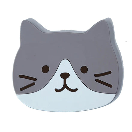 Wholesale Kitchen Gadgets Portable Cute Cat Shape Soft PVC Office Coffee Water Drink Cup Mat Coaster