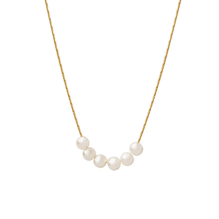 Hot Selling Pearl Simple Style Necklace Girl Friend Gift Jewelry Necklace