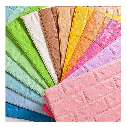 Mosaic Sticker Household Bathroom Oil Proof Backsplash Kitchen Wall Vinyl PE Foam Modern Self Adhesive Waterproof