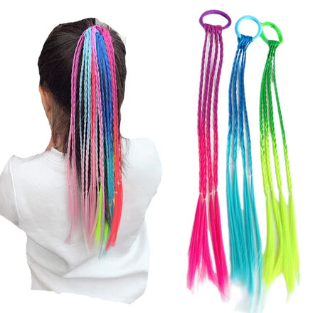 Hot Sale Wing Hair Ties Beautiful Braid Hair Bands Colorful Hair Accessories for Girls