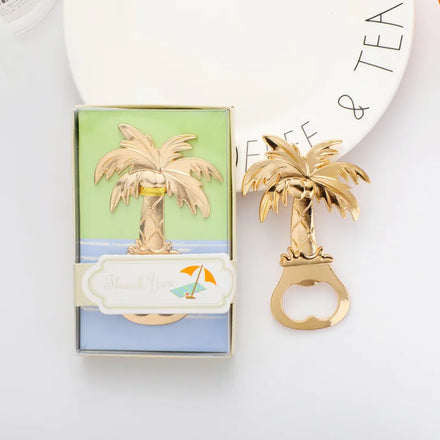 Coconut Tree and Palm Tree Bottle Opener Beach Theme Wedding Favor Perfect Return Gift for Guests DH345
