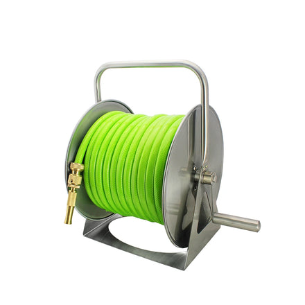 Wholesale China HONGCHEN Garden Agricultural Irrigation Water Cart Stainless Steel Yardworks Hose Reel Parts 1/2'' Diameter