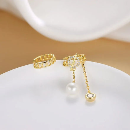 Fashion Zircon Crystal Ear Clip Cuff Earring Female Earclip Earbone No Piercing Jewelry Rhinestone Clip on Ear