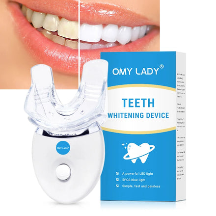Wireless Teeth Whitening Machine Portable Dental Home Customized Private Logo Wireless Teeth Whitening Kit With 5 LED Light