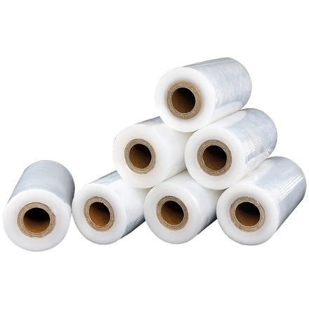 PE Small Coil Winding Film 5cm6cm10cm Takeaway Packaging Box Sealing Film Industrial Mini Stretch Film