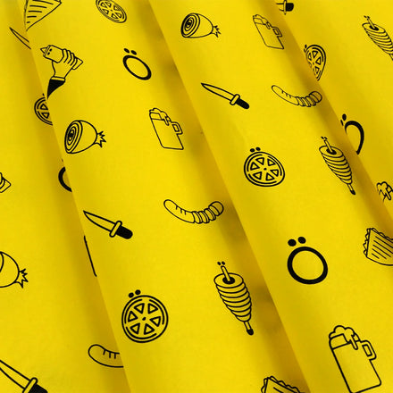 Butter Paper Wrapping Roll Sandwich Wrap Packaging Recyclable Food Grade 24g/m Wax Paper Colored Printed