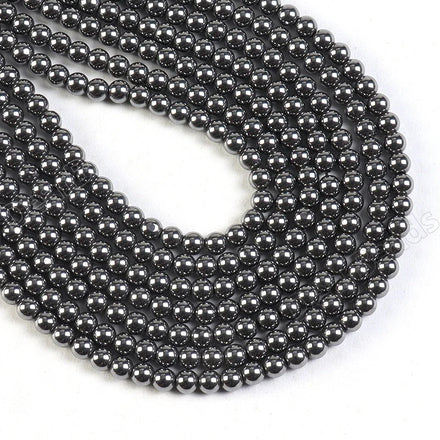 Wholesale Terahertz Stone Beads Terahertz Round Loose Beads for Jewelry Making 2mm 3mm 4mm