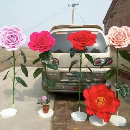 Huge Artificial Silk Wisteria Flowers Wedding Decorations with Ironwork Artistic Design for Christmas and Mother's Day