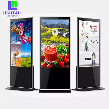 LCD Floorr Standing Kiosk Shopping Mall Advertising Display 55 Inch Indoor LCD Touch Screen HD Display Floor Standing