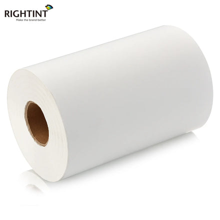 Flexography Water Activated Acrylic Adhesive Waterproof Single Sided PP Synthetic Paper Stickers for Masking Use