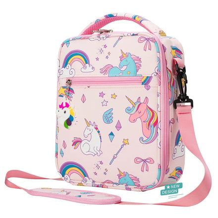 Cute Unicorn Lunch Bag Cartoon Insulated Thermal Food Lunchbox Picnic Supplies Cooler Bag for Kids Girl Boy