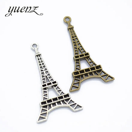 YuenZ Eiffel Tower Charms Metal Pendant Diy Necklace Jewelry Handmade 45*25mm E14