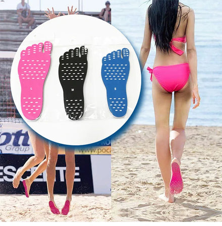 Beach Invisible Non-slip Insoles for Feet Summer Foot Bed Stickers Pads Heat Resistant Water Resistant Shoes Insole