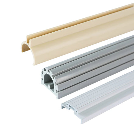 ODM/OEM Modern Design Eco-Friendly Durable Plastic Rigid PVC Seal Strip Hard PVC Window Sliding Curtain Track Profiles 5 Year