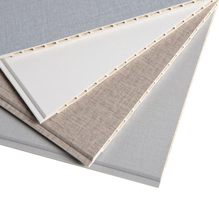 Eco-Friendly Home Decorative Wall Cladding Indoor Bamboo Charcoal Board Bamboo Fiber Wood PVC Composite Wall Panels Cielo Razo