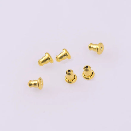 Bullet Shape Stainless Steel Earring Backs Stopper Diy Earrings Accessories Back for Jewelry Making Ear Back