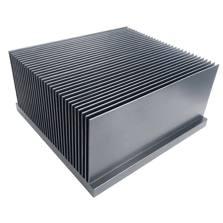 High Power Aluminium LED Heat Sink 142(W)*71.5(H)*150(L)mm Deep Cooling Fin Heatsink