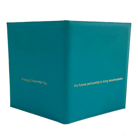 Manufacturers Cheap Wholesale Custom Logo Leather School Certificate Holder