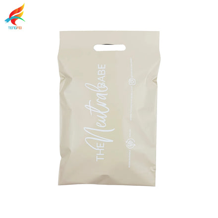 Custom Self-Sealing Poly Mailers with Handle for Clothing Shoes Underwear Socks Fur Shipping-Mailing Postage Bags