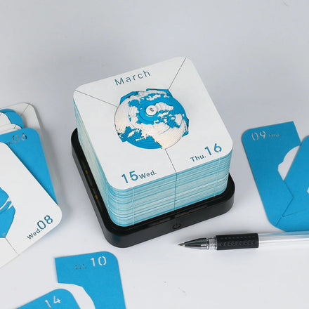 2026 Taiwan Calendar Creative Gifts Commemorative Gift for Business Festival 3D Memo Pad Ornament Exploring Earth Calendar
